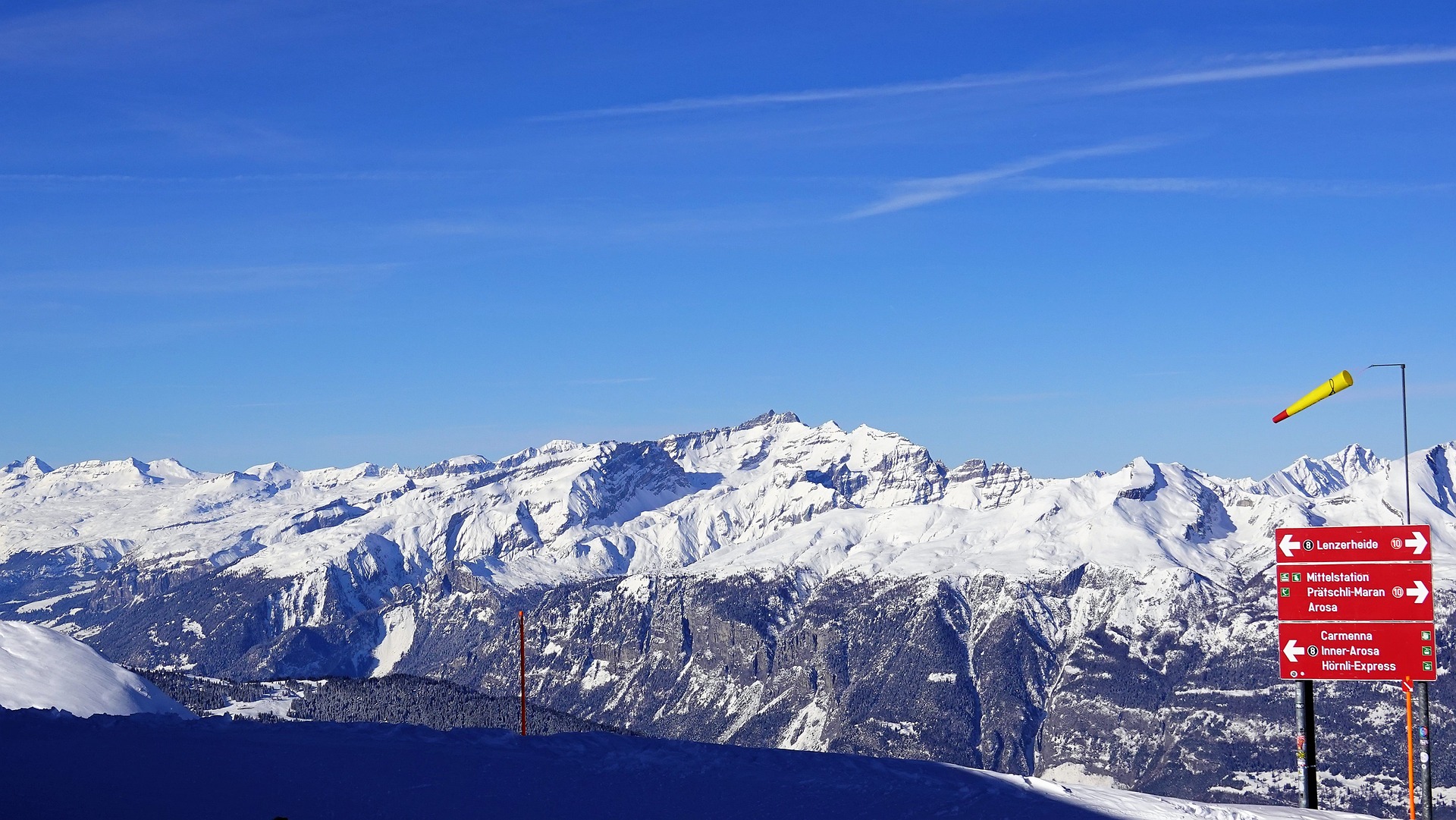 Arosa Lanzerheide Skireise Reck Panorama