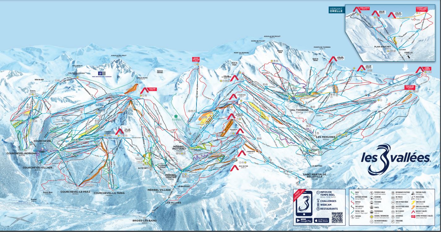 Reck Skireisen Les Vallees Übersicht